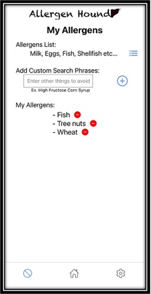 Select Allergen List